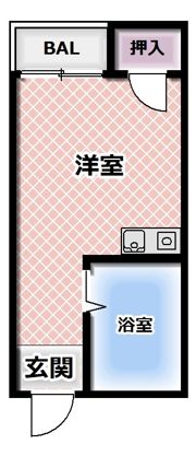 サニーハイツ寝屋川の間取り画像