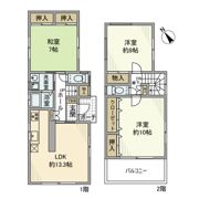 野火止戸建の間取り画像