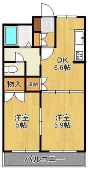 リバーサイド塚田の間取り画像