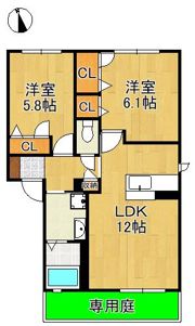 ヴェルドミールK A棟の間取り画像
