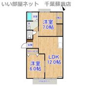ヴェルメゾンおゆみ野Bの間取り画像
