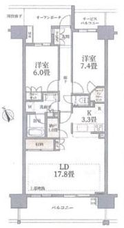 ジェネシティ サンライトコートの間取り画像