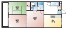 アベニュー布瀬 3-の間取り画像