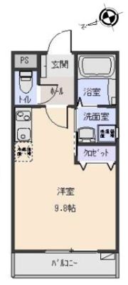 ヒルズ三鷹台の間取り画像