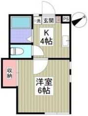 シティーハイツCの間取り画像