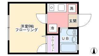 ラモヴェール八景B棟の間取り画像