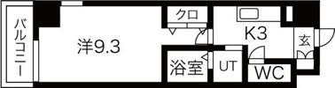 ISM今池(イズムイマイケ)/(旧ウィルテラス今池)の間取り画像