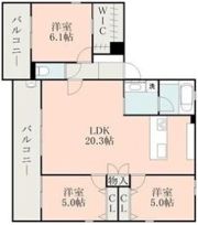 セリシエール熊本駅南の間取り画像