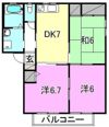 レプラコーン和泉Aの間取り画像
