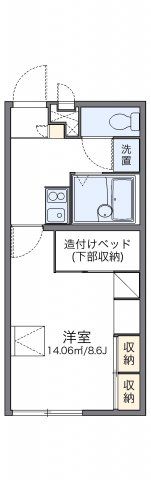 レオパレス京浜建物水橋ハイムCの間取り画像