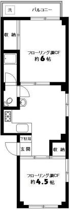 善福寺マウナハレの間取り画像