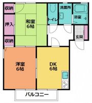 アサンテ光南Aの間取り画像