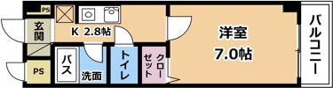 オリオンコートの間取り画像