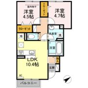 ルミエール B棟の間取り画像
