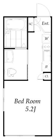 GardenCourt上大岡A号棟の間取り画像