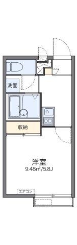 レオパレスルミエール馬場の間取り画像