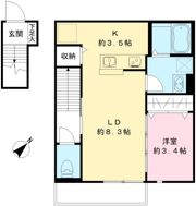 フリューゲルⅡの間取り画像