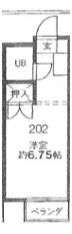 パレス新井の間取り画像