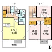 コモエスタ五月ヶ丘の間取り画像