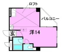 森ビル第8の間取り画像