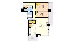Brillia Tower 西新の間取り画像