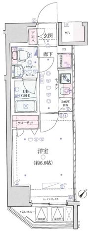 GENOVIA横浜関内skygardenの間取り画像