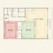 グローバルマンションの間取り画像