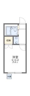 レオパレスブルーリバーの間取り画像
