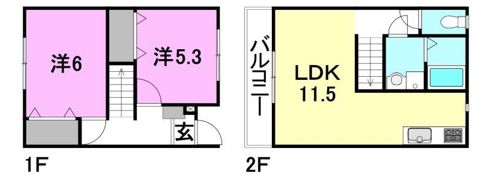 エニシア伊予の間取り画像
