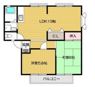 ルミエール（堀溝） Bの間取り画像