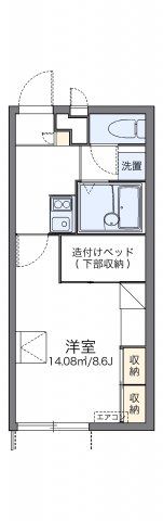 レオパレス長嶺東No 2の間取り画像