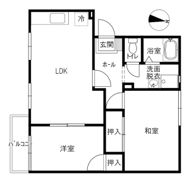 シェモア伏見Ⅰの間取り画像