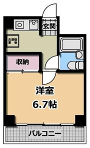 シオンハイツの間取り画像