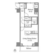 GENOVIA本所吾妻橋skygardenの間取り画像