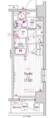ガーラ・リバースクエア横濱南の間取り画像
