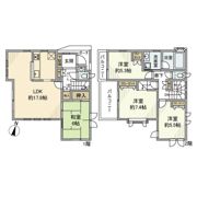 北烏山戸建の間取り画像