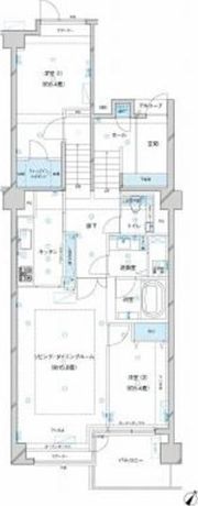 参宮橋マンションの間取り画像