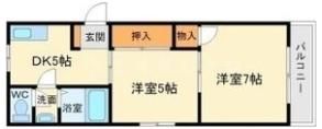 メゾン江坂の間取り画像