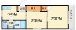 メゾン江坂の間取り画像