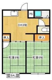 上原ハイツの間取り画像