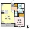 D-ROOM卸町Ⅱの間取り画像