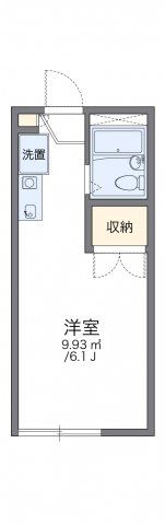レオパレスアムールⅠの間取り画像