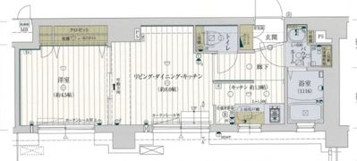ファーストフィオーレ江坂ラディールの間取り画像