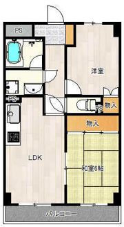 レクシア泉尾の間取り画像