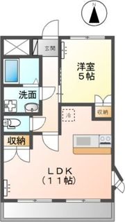 ジェミニ白銀 Bの間取り画像
