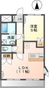 ジェミニ白銀 Bの間取り画像