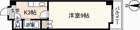 RESIDENCE西宮の間取り画像