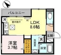 アムール姫島の間取り画像