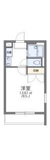 レオパレスクラージュ富塚Ⅰの間取り画像