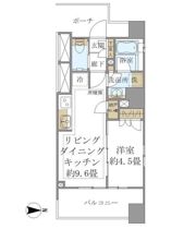 Brillia千代田左衛門橋の間取り画像